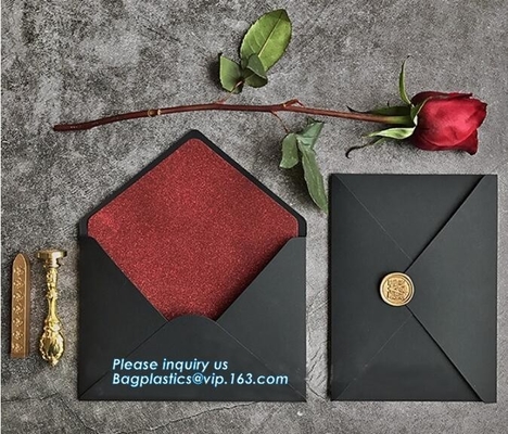 Professional Custom Greeting Kraft Packaging Paper Envelope With High Quality,Brown Kraft Paper Window Envelope Bagease