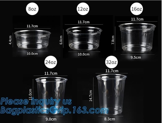 Food grade 12oz 375ml cold drink transparent biodegradebale PET disposable plastic cup/airline plastic drinking cup