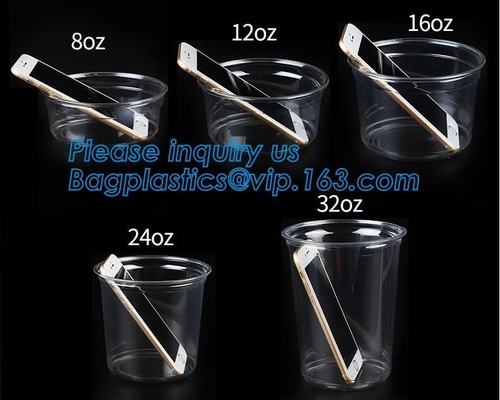 Food grade 12oz 375ml cold drink transparent biodegradebale PET disposable plastic cup/airline plastic drinking cup