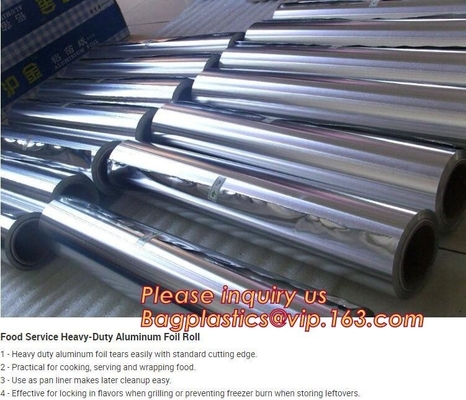 Ultra-Thick Heavy Duty Household Aluminum Foil Roll With Sturdy Corrugated Cutter Box - Heavy Duty Food Safe Foil Wrap