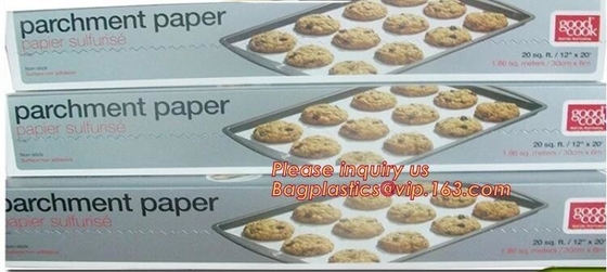 Food Wrapping Use Greaseproof Printed Baking Paper Parchment Paper For Barbecue, 40gsm Greaseproof Cooking Baking