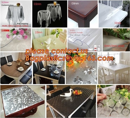 Heavy Duty Vinyl Oilcloth Tablecloth PVC Waterproof Wipeable Spillproof Peva Tablecloth For Spring Outdoor Camping