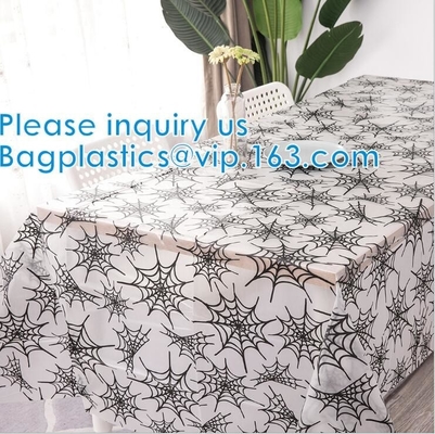 Heavy Duty Vinyl Oilcloth Tablecloth PVC Waterproof Wipeable Spillproof Peva Tablecloth For Spring Outdoor Camping
