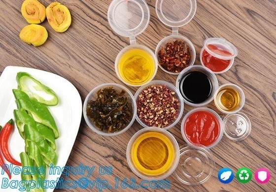 Sauce Pot Chutney Cups Slime Storage Container Box With Lids Kitchen Organizer Drop Ship Baking Jelly Dessert Cup