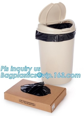 Drawstring Medium Trash Bags Car Trash Bag,8-9 Gallon Garbage Bags for Home Office Kitchen, 30-35 Liters Trash Can Liner