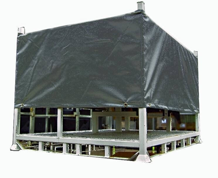 water & weather resistant, dust proofed PVC weatherproof fabrics Pallet Box Rack Stillage Cover Protective Shielding