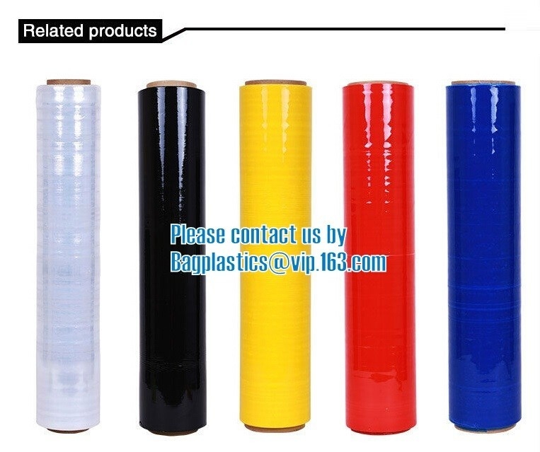 Hand Stretch Film Shrink Wrap 18" x 1500 ft Shipping Clear Plastic Wrap, Cast Stretch Film Shrink Wrap film / LLDPE stre